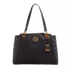 Guess Alva Status Carryall Black Multi Tote