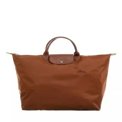 Longchamp Travel Bag L Cognac Weekender