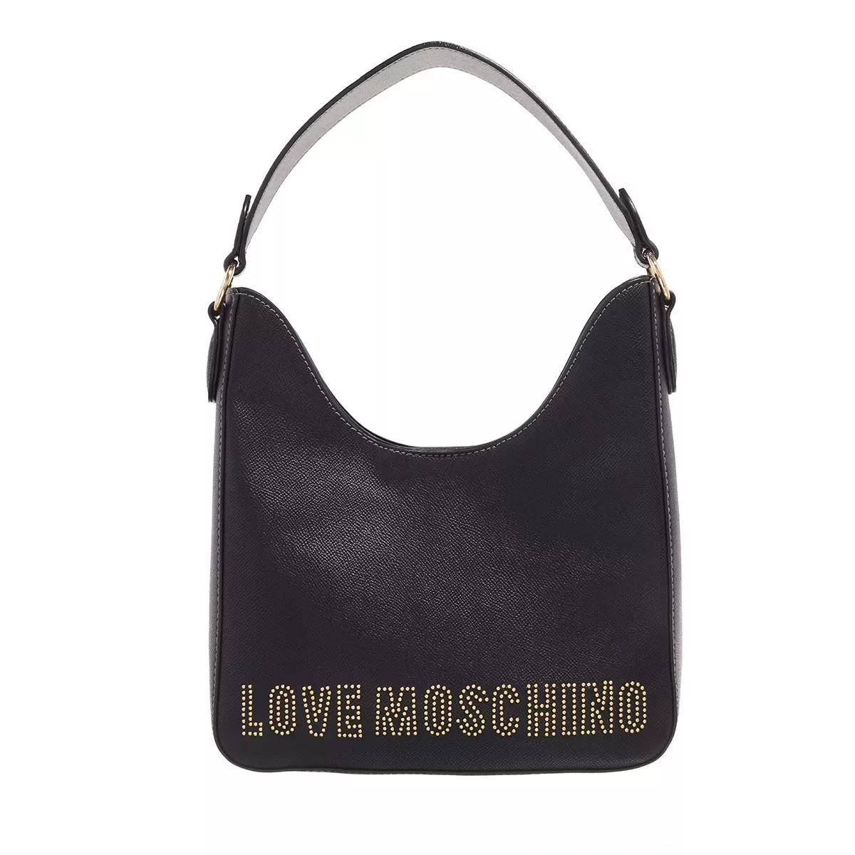 LOVE MOSCHINO Little Studs Nero Hobo Bag