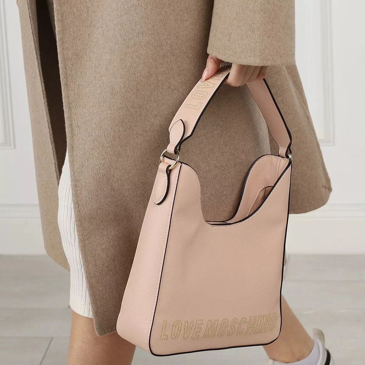 LOVE MOSCHINO Little Studs Nudo Hobo Bag – Bild 2