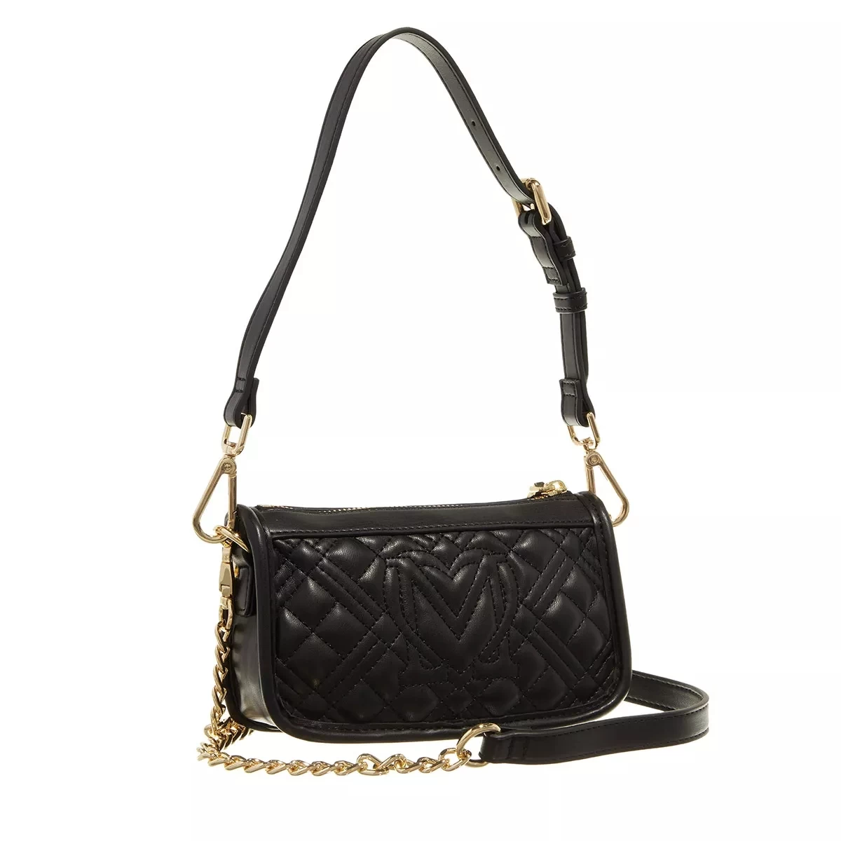 LOVE MOSCHINO Quilted Bag Nero Minitasche – Bild 4