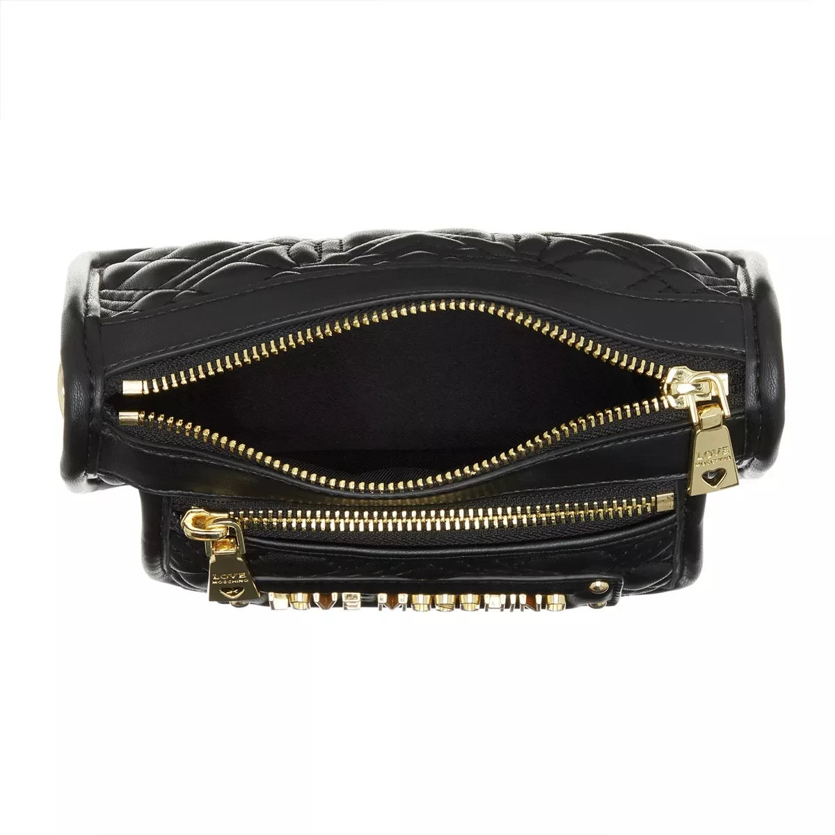 LOVE MOSCHINO Quilted Bag Nero Minitasche – Bild 6