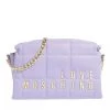 LOVE MOSCHINO Embroidery Quilt Lilla Crossbody Bag