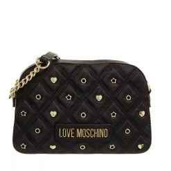 LOVE MOSCHINO Nylon Eyelets Color Crossbody Bag