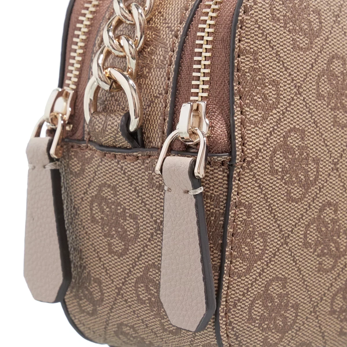 Guess Noelle Crossbody Camera Latte Logo Camera Bag – Bild 4