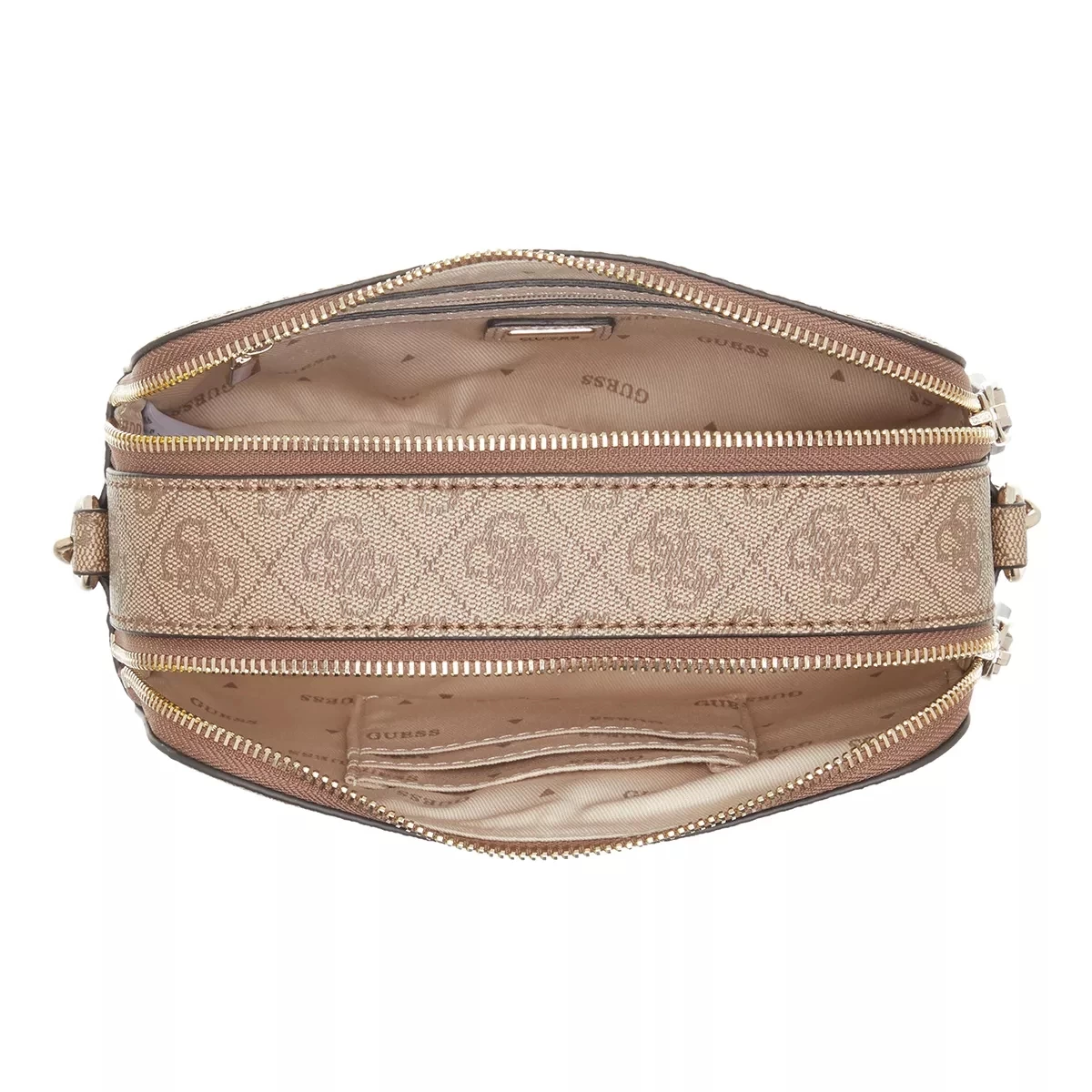 Guess Noelle Crossbody Camera Latte Logo Camera Bag – Bild 5