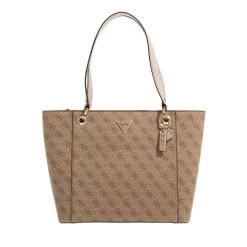 Guess Noelle Elite Tote Latte Logo Shopper