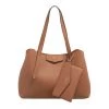 Guess Eco Brenton Girlfriend Satchel Caramel Shopper