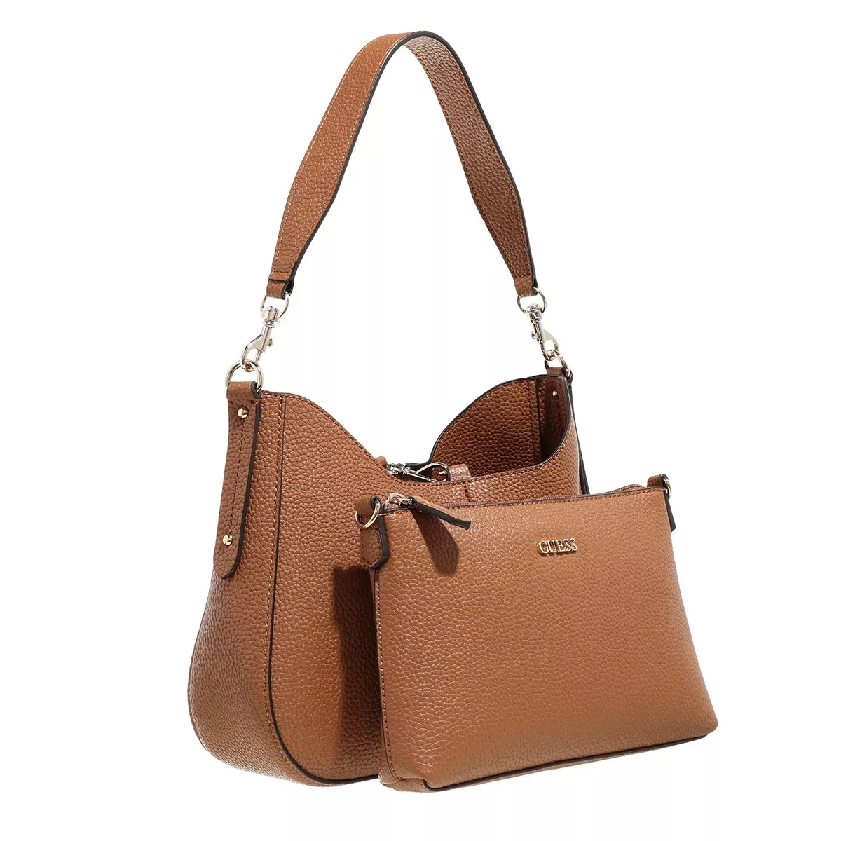 Guess Eco Brenton Hobo Caramel Hobo Bag – Bild 4