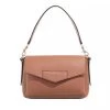 Guess Eco Brenton Flap Shoulder Bag Caramel Satchel