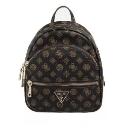 Guess Manhattan Backpack Mocha Logo Rucksack