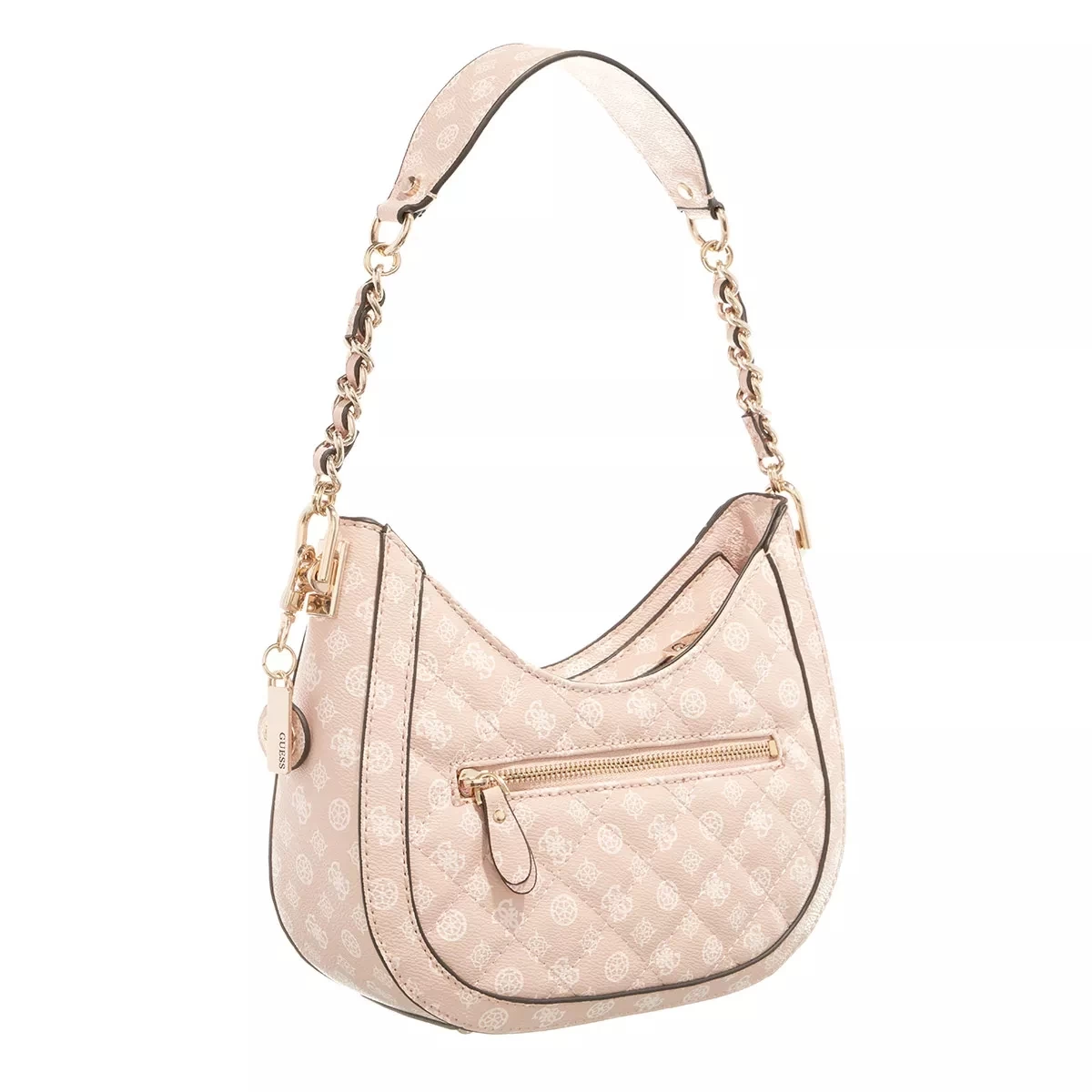 Guess Abey Small Hobo Light Rose Logo Hobo Bag – Bild 3