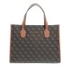 Guess Silvana Compartment Tote Brown Logo/Cognac Tote