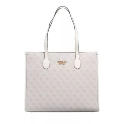 Guess Silvana Girlfriend Tote Dove Logo Shopper