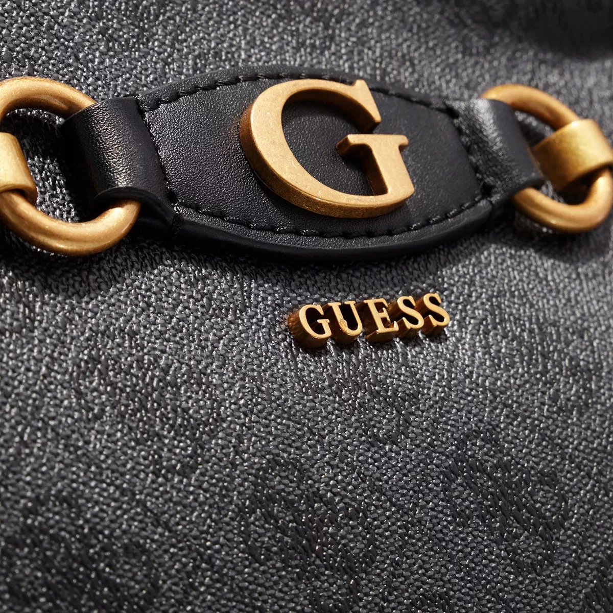 Guess Izzy High Society Carryall Coal Logo Tote – Bild 5