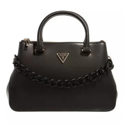Guess Corina Status Satchel Black Tote