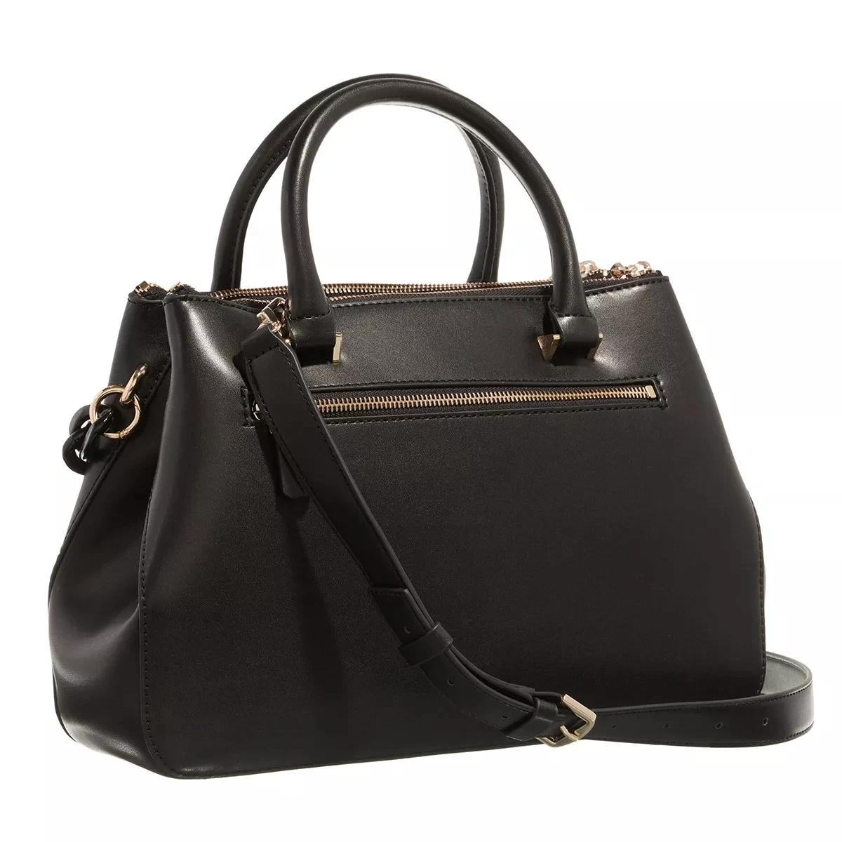 Guess Corina Status Satchel Black Tote – Bild 7