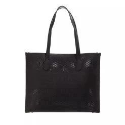 Guess Katey Perf Tote Black Shopper