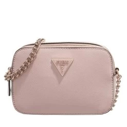 Guess Noelle Crossbody Camera Light Rose Crossbody Bag