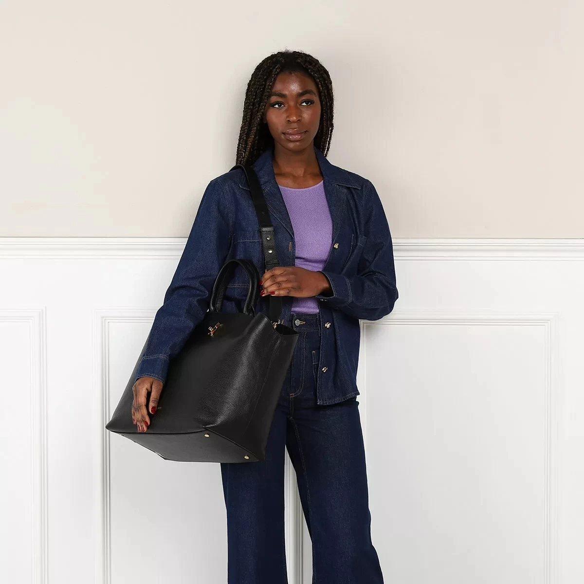 Coccinelle Magie Noir Shopper – Bild 2