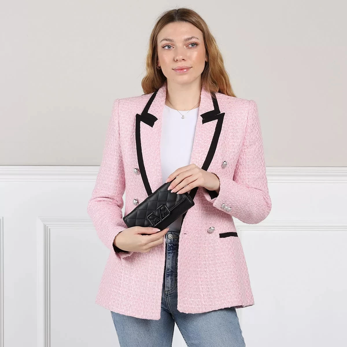 Roxana Black Portemonnaie Mit Überschlag – Bild 2