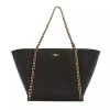 MICHAEL Michael Kors Westley Large Top-Zip Chain Tote Black Shopper