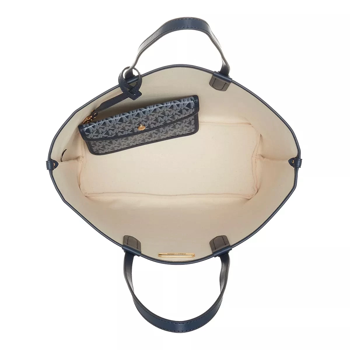 MICHAEL Michael Kors Large Open Tote Navy Shopper – Bild 5