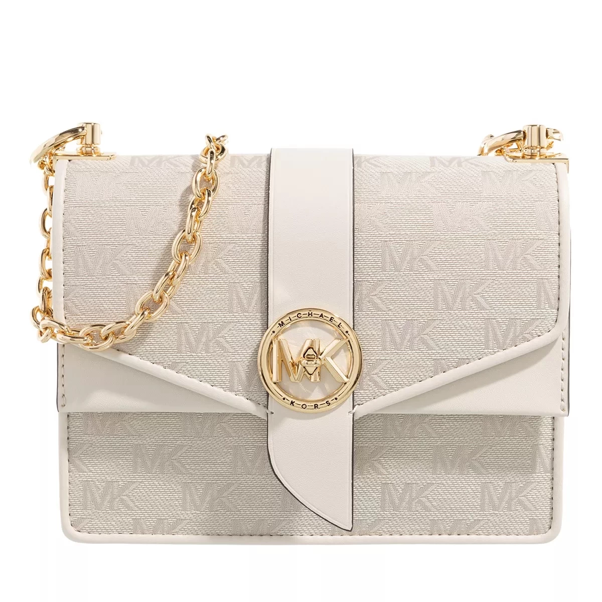 MICHAEL Michael Kors Greenwich Small Convertable Crossbody Natural Crossbody Bag