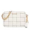 MICHAEL Michael Kors Jet Set Medium Camera Bag Optic White Crossbody Bag