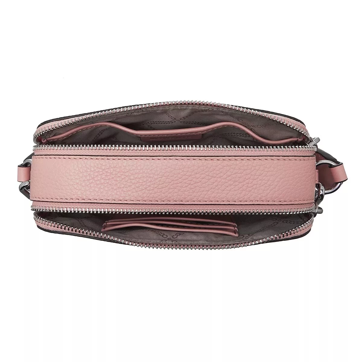 MICHAEL Michael Kors Jet Set Small Double Zip Camera Chain Crossbody Pink Camera Bag – Bild 5