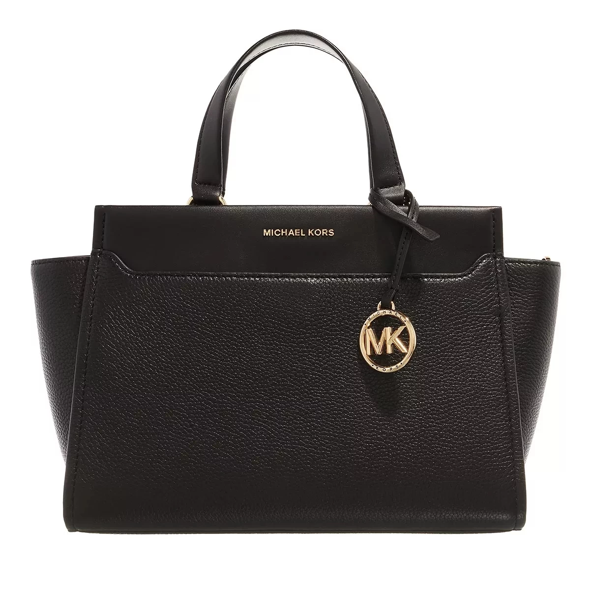 MICHAEL Michael Kors Graham Medium Satchel Black Tote