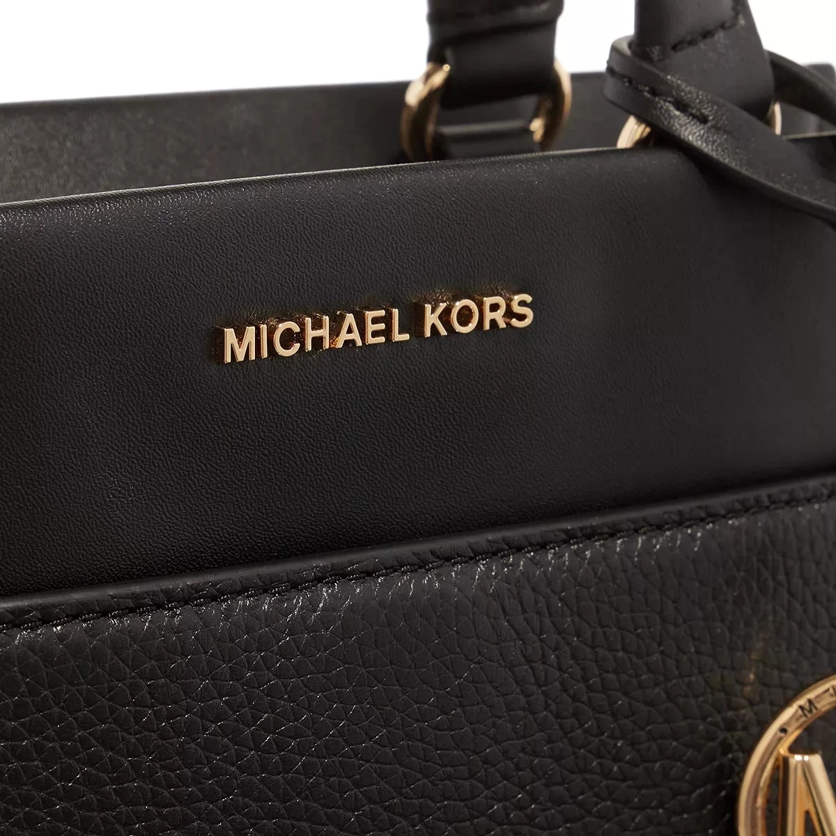 MICHAEL Michael Kors Graham Medium Satchel Black Tote – Bild 5