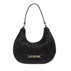 LOVE MOSCHINO Quilted Bag Nero Hobo Bag