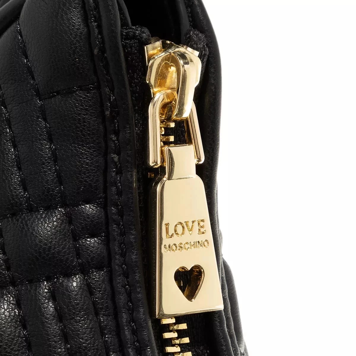 LOVE MOSCHINO Quilted Bag Nero Hobo Bag – Bild 4