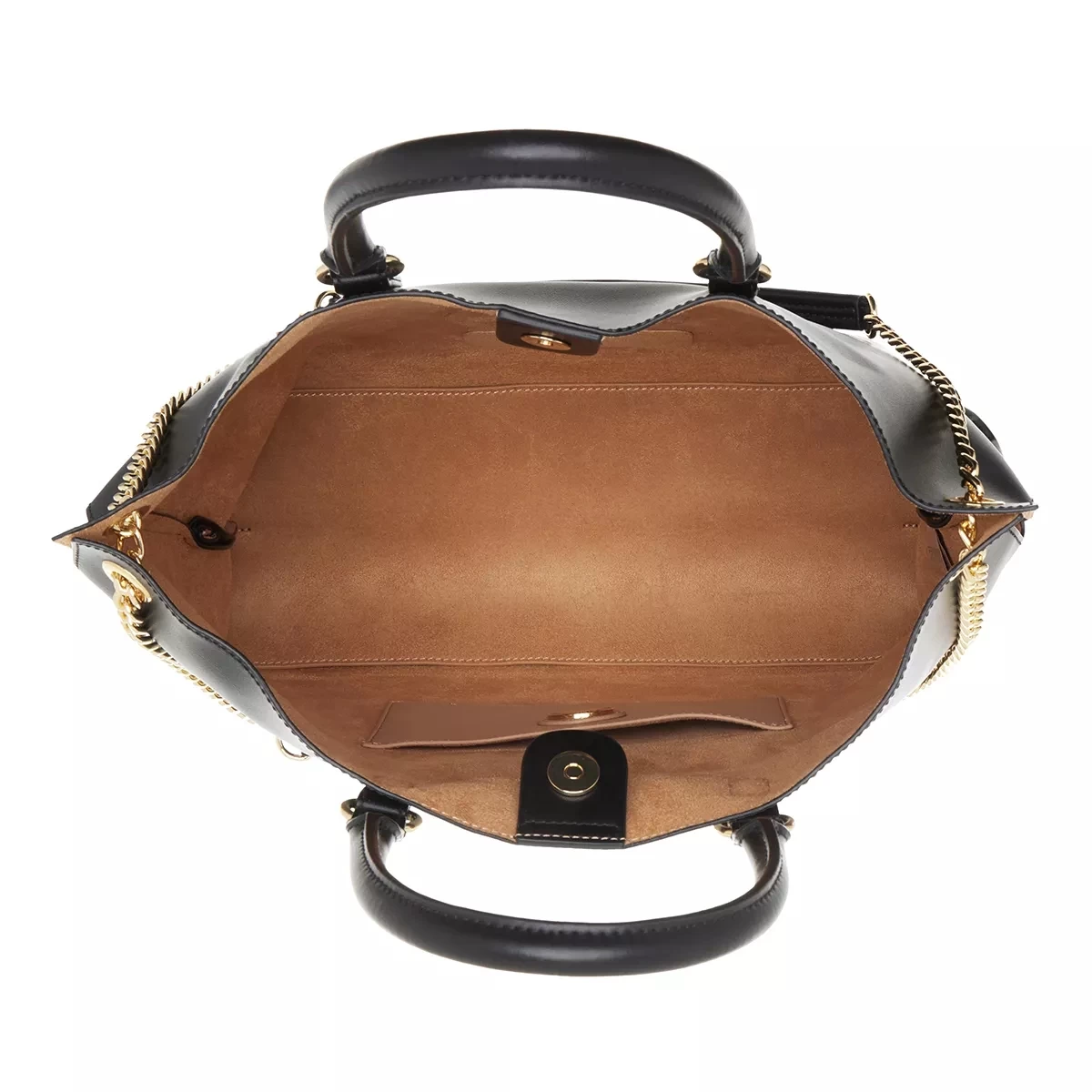 LOVE MOSCHINO Supergold Nero Tote – Bild 6