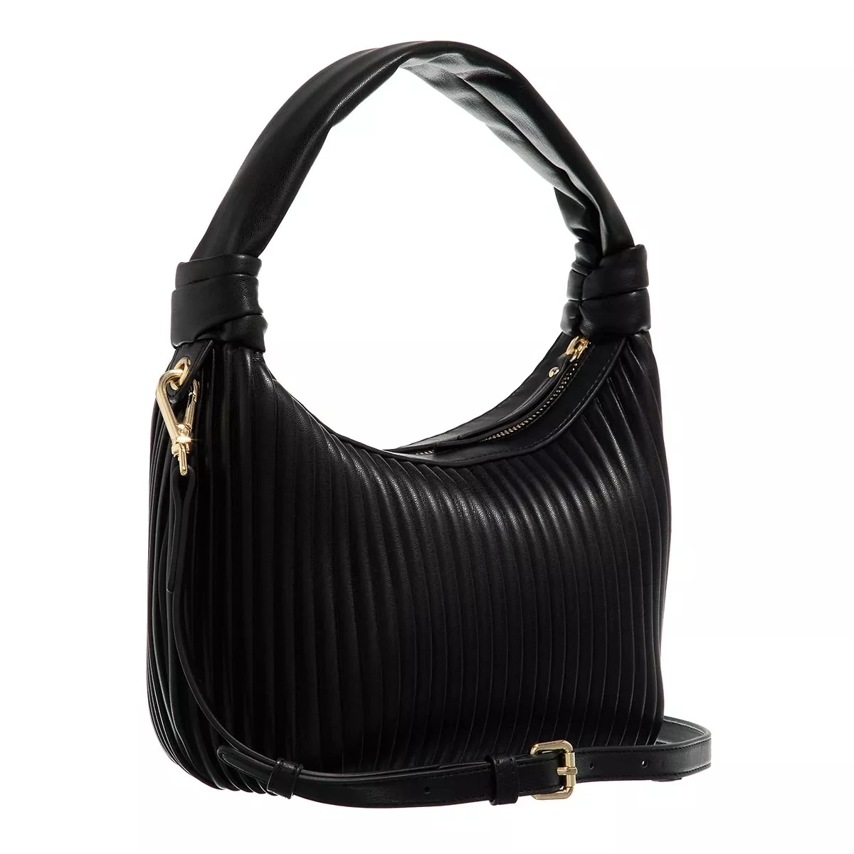 LOVE MOSCHINO Pleated Nero Hobo Bag – Bild 4