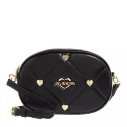 LOVE MOSCHINO Jewel Heart Nero Crossbody Bag