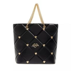 LOVE MOSCHINO Jewel Heart Nero Shopper