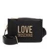 LOVE MOSCHINO Love Lettering Nero Crossbody Bag