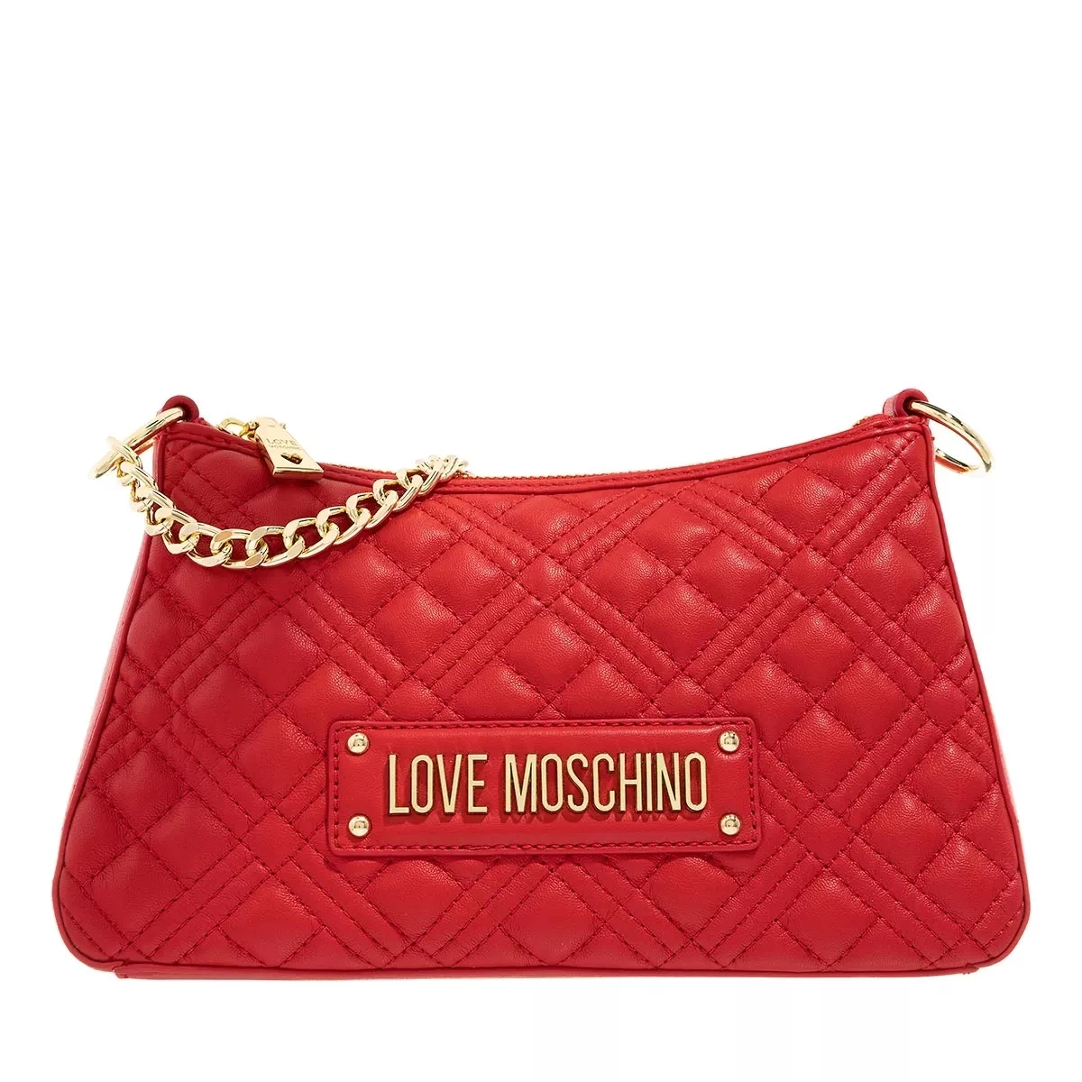LOVE MOSCHINO Quilted Bag Rosso Pochette