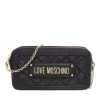 LOVE MOSCHINO Sling Quilted Nero Crossbody Bag