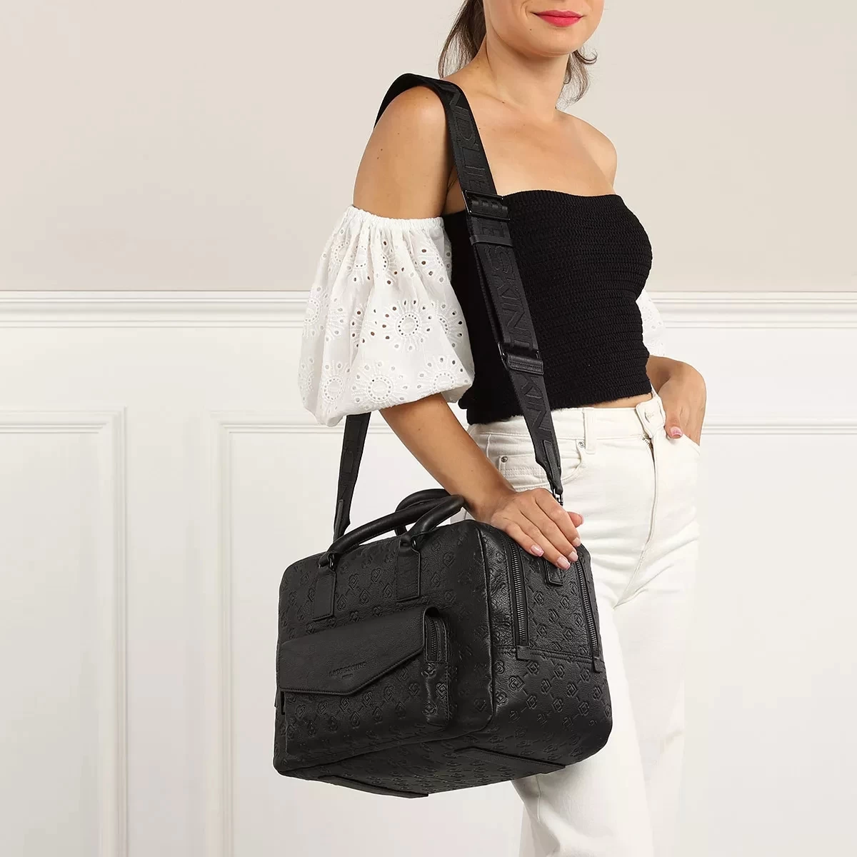 LIEBESKIND BERLIN Weekender XL Black Weekender – Bild 2