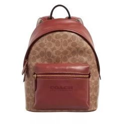 Coach Charter Backpack 24 In Signature Rust Rucksack