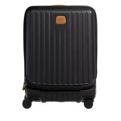 Bric's Trolley 4W. 55 Cm. W.Front Pocket / Usb Black Trolley