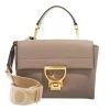 Coccinelle Arlettis Signature Warm Taupe Satchel
