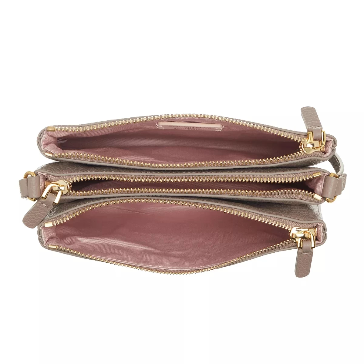 Coccinelle Trinity Warm Taupe Crossbody Bag – Bild 5