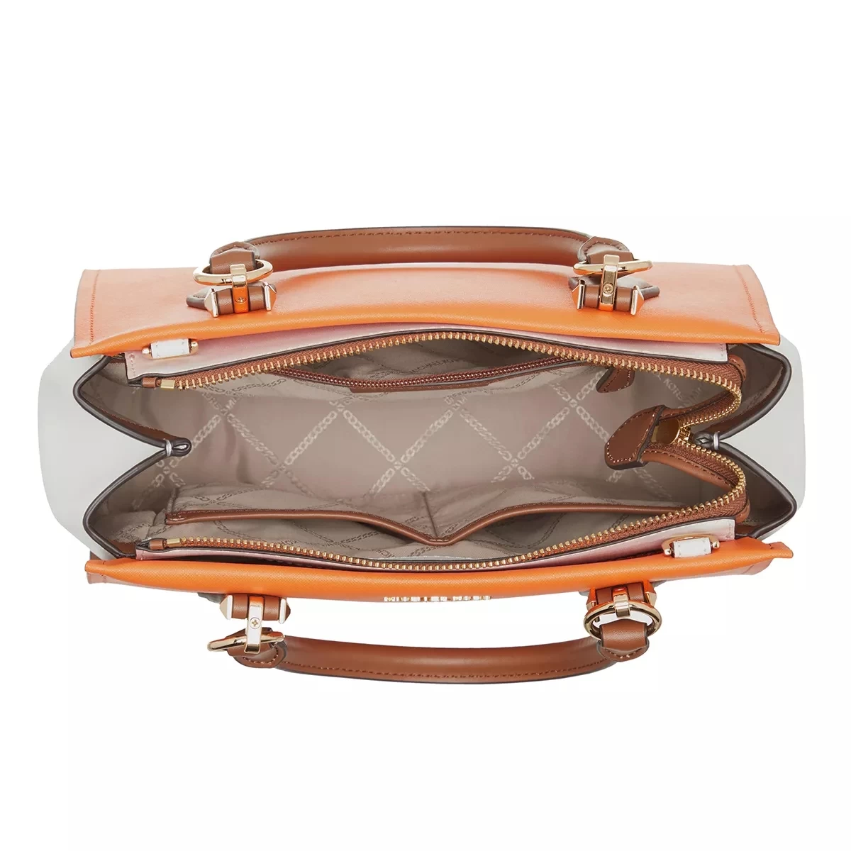 MICHAEL Michael Kors Medium Satchel Apricot Multi Satchel – Bild 8