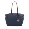 MICHAEL Michael Kors Marilyn Medium Top-Zip Tote Navy Tote