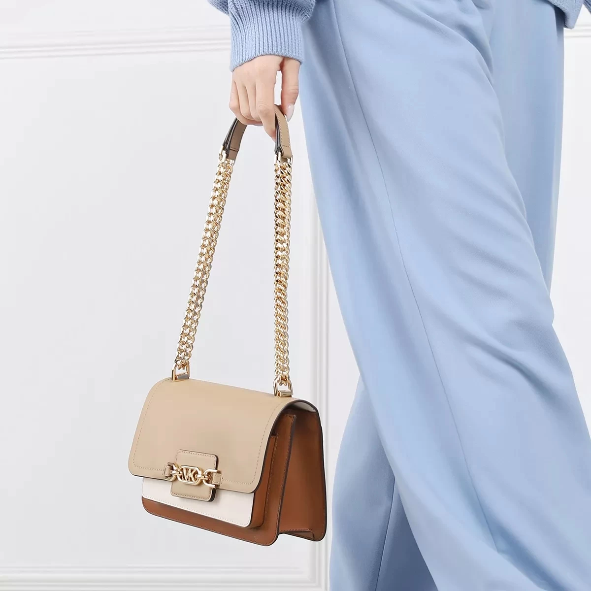 MICHAEL Michael Kors Large Shoulder Camel Multi Crossbody Bag – Bild 2