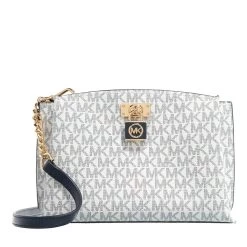 MICHAEL Michael Kors Ruby Medium Messenger Navy Crossbody Bag